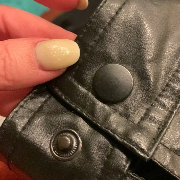 FU DA vintage faux leather jacket med - Picture 6 of 9